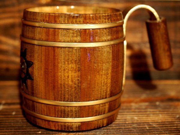 Photo2: ONE PIECE KIDARU (wooden butt) Beer Mug Kid Pirates Ver. 380ml (2)