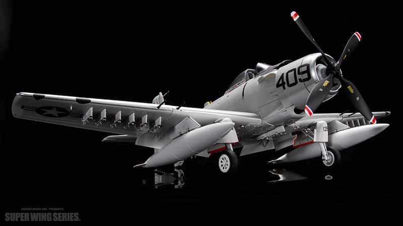 Zoukei Mura 1/32scale DOUGLAS A 1H SKYRAIDER U.S.NAVY　Plastic model 