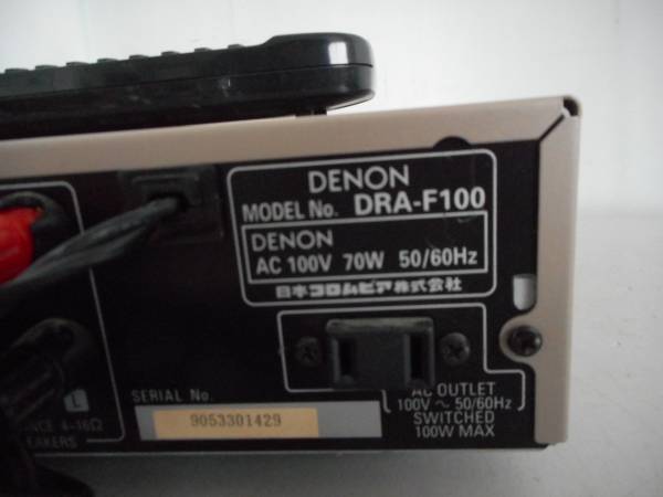 DENON DRA-F100 DENON SC-E717R+alummaq.com.br