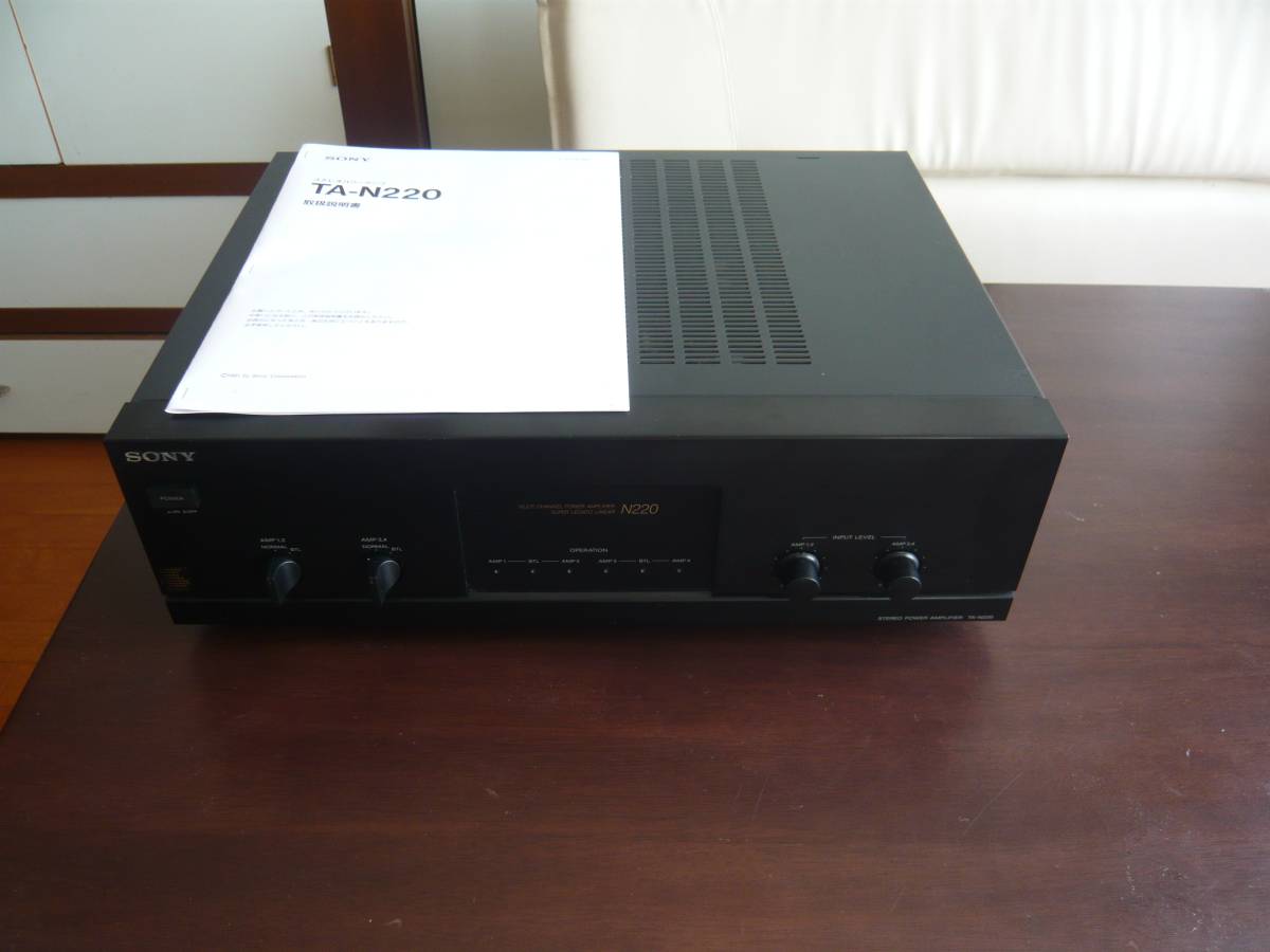 SONY TA-N220 power amplifier - Japanese Audio&Acoustic&Book online 