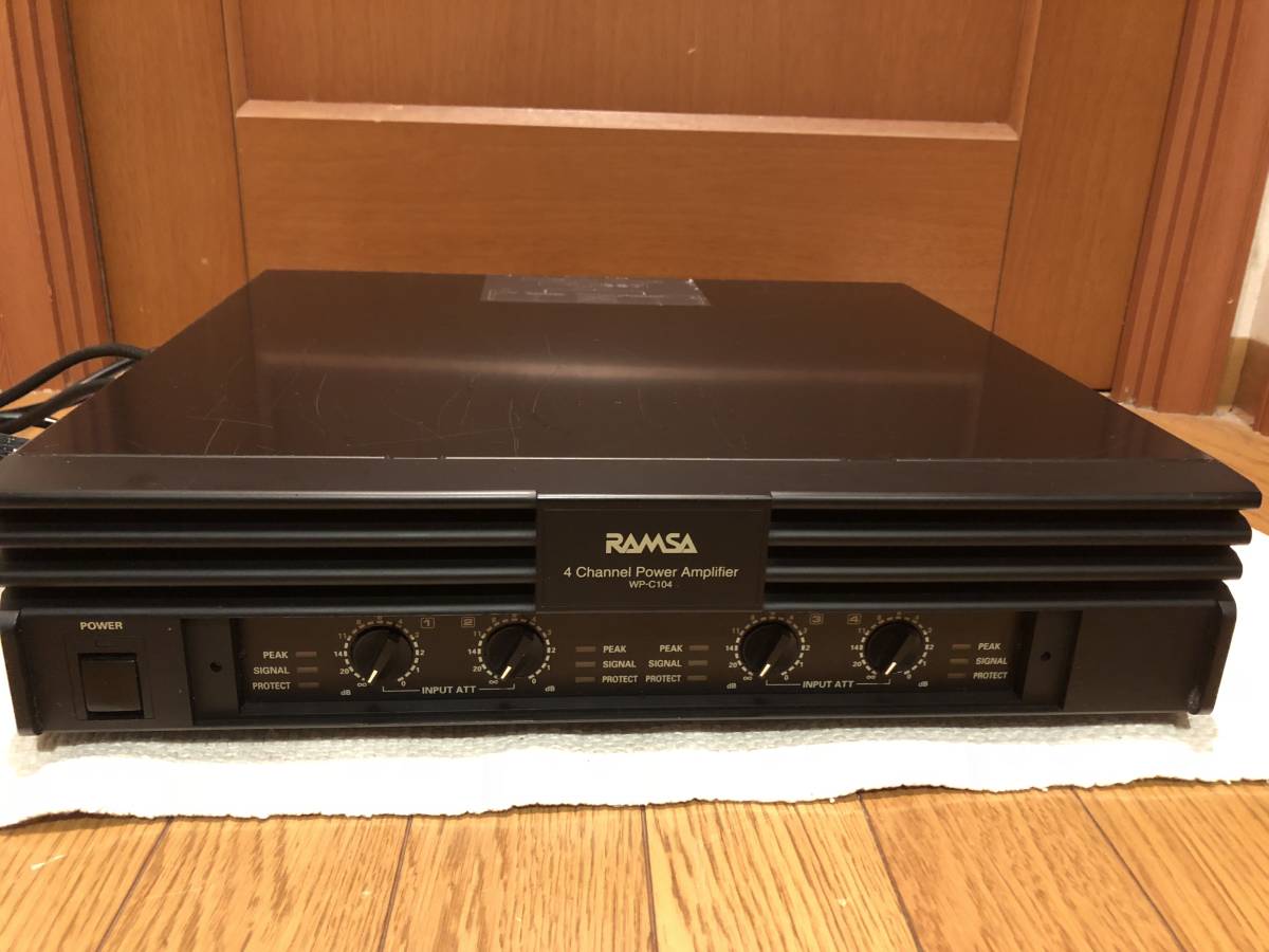 Technics(RAMSA) WP-C104 Power Amplifier - Japanese