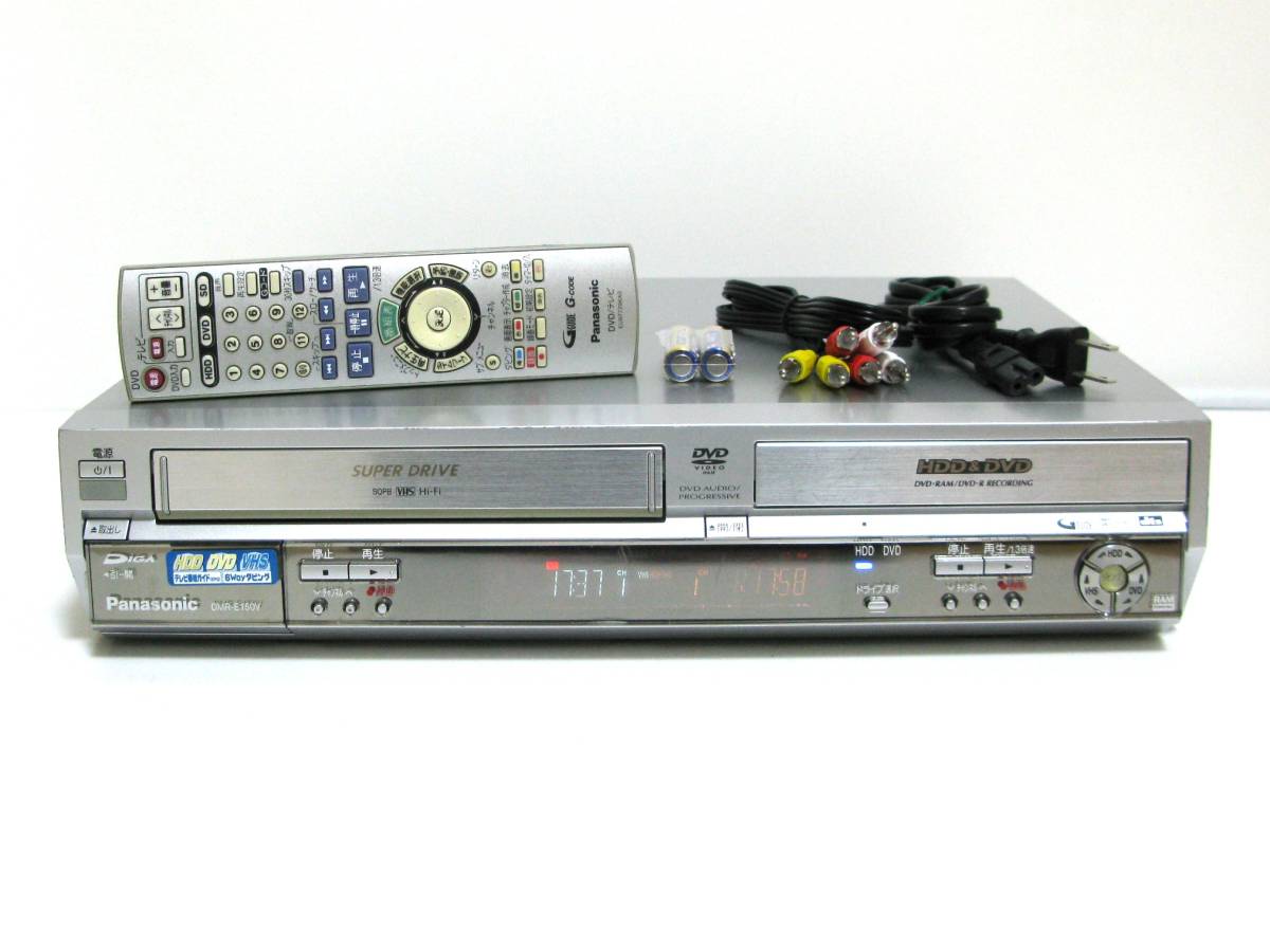 Panasonic VIDEO DECK VCR DMR-E150V☆HDD＆DVD＆VHS - Japanese