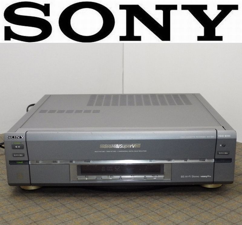 SONY VIDEO DECK VCR Hi8 S-VHS WV-SW1 - Japanese