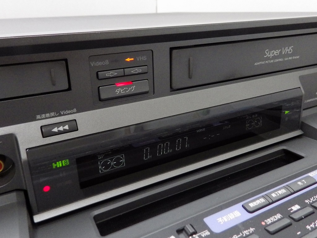 SONY VIDEO DECK VCR Hi8 S-VHS WV-SW1 - Japanese Audio&Acoustic&Book