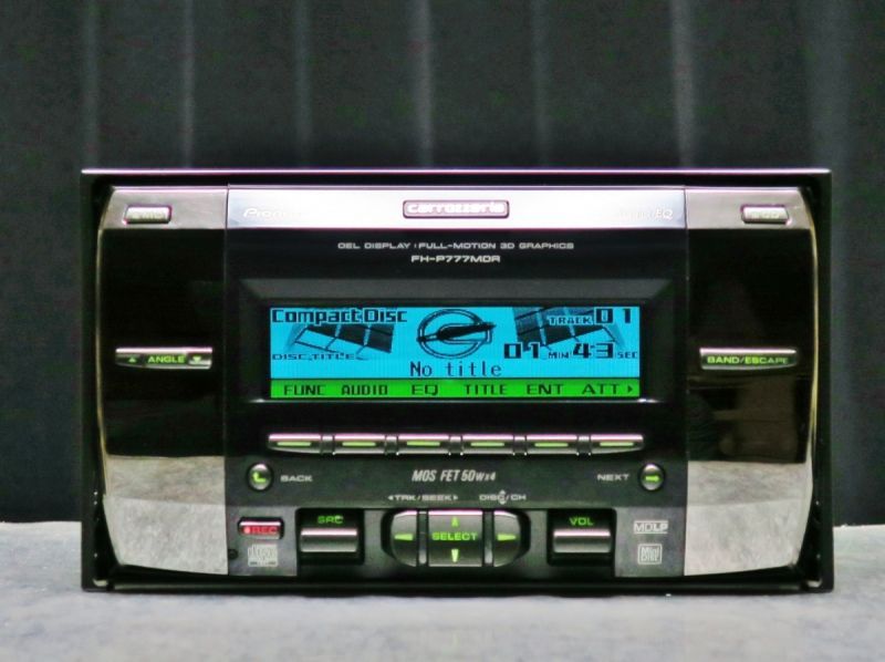 PIONEER carrozzeria FH-P777 MDR CD-R / MDLP compatible MD/CD Player